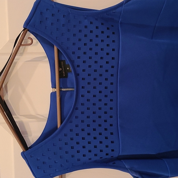 Worthington Blue Dress with cutout detail - Picture 6 of 7